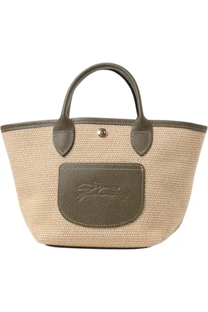 Longchamp Väska, Dam, ONE Size, Läder, Raffia Small Tote Väska