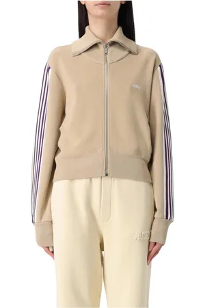 Autry Stickade tröjor & koftor, Dam, M, Bomull, Randig Track Jacket