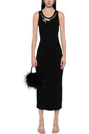 Givenchy Klänning, Dam, S, Svart Smyckad Midi Klänning