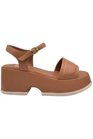 Jeannot Skor, Dam, 40 EU, Läder, Lädersandal med bred klack
