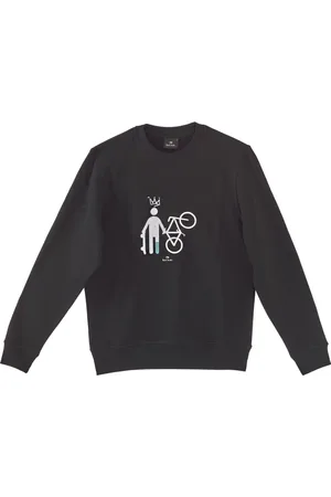 Paul Smith Sweatshirts & Hoodies, Herr, XL, Bomull, Skater och Cykel Broderad Sweatshirt
