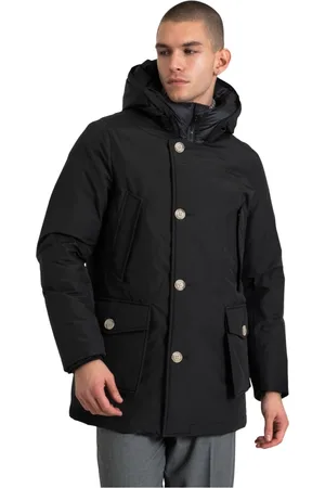 Woolrich Jacka, Herr, S, Bomull, Dunparka med bomull-polyamid skal