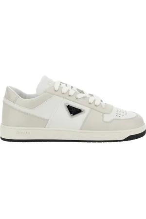 Prada Skor, Herr, 44 EU, Läder, Läder Downtown Sneakers