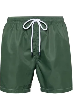 BARBA Badkläder, Herr, M, Läder, Militära badshorts med logotyp