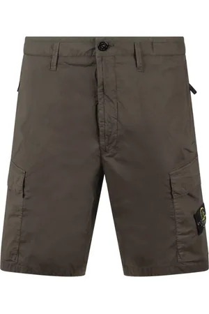 Stone Island Shorts, Herr, W34, Bomull, Cargo Shorts med Multi-Fickor