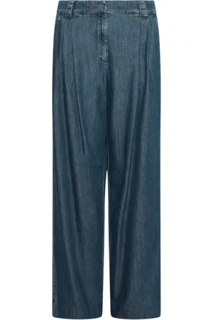MARELLA Jeans, Dam, M, Denim, Blå Wide Leg Denim Jeans