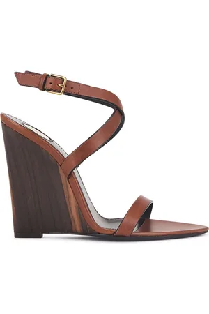 Saint Laurent Skor, Dam, 35 EU, Stiliga Sommar Sandaler