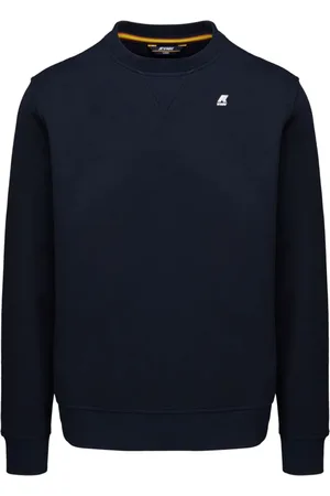 K-Way Sweatshirts & Hoodies, Herr, L, Bomull, Blå Crew Neck Tröja