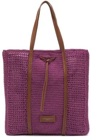 Gianni chiarini Väska, Dam, ONE Size, Läder, Virka Shoppingväska Victoria Peony