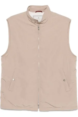 Brunello Cucinelli Jacka, Herr, 2Xl, Polyester, Blush Ärmlös Gilet