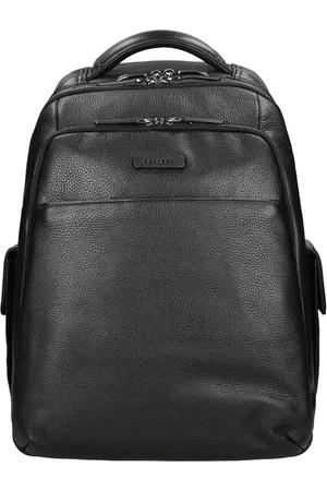 Piquadro Väska, Herr, ONE Size, Läder, Kvalitets läder ryggsäck svart