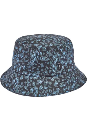 Paul Smith Accessoarer, Herr, S, Bomull, Leopardmönstrad Fiskehatt Blå Multi