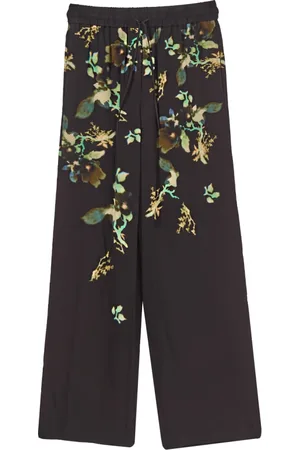 Paul Smith Byxor, Dam, M, Polyester, Vida Ben Blommigt Tryck Byxor