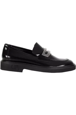 Casadei Skor, Dam, 38 EU, Svarta lackloafers