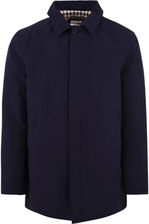 Aquascutum Jacka, Herr, 2Xl, Blå Trenchcoat Modell A004