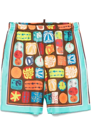 Dsquared2 Shorts, Herr, L, Läder, Stilfull Herrkläder Kollektion