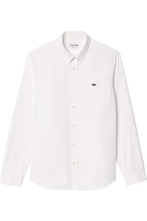 Lacoste Skjorta, Herr, L, Bomull, Klassisk långärmad skjorta för män