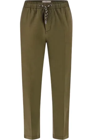 Guess Byxor, Herr, W29, Bomull, Gröna Chino Byxor för Män
