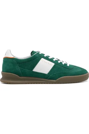 Paul Smith Skor, Herr, 40 EU, Mocka, Gröna Mocka Snörskor