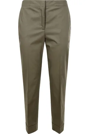 PT Torino Byxor, Dam, M, Bomull, Modernt beige byxor för mångsidig elegans