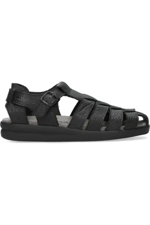 Mephisto Skor, Herr, 45 EU, Läder, Svart herrsandal för sommaren