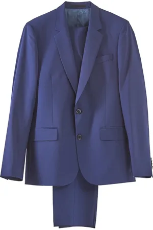 Paul Smith Kostym, Herr, XL, Blått Ull och Mohair 2-Knapp Kostym