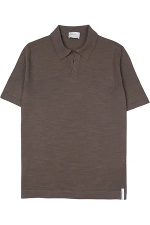 BROOKSFIELD Topp, Herr, XL, Stickad Polo Skjorta Regular Fit Kort Ärm