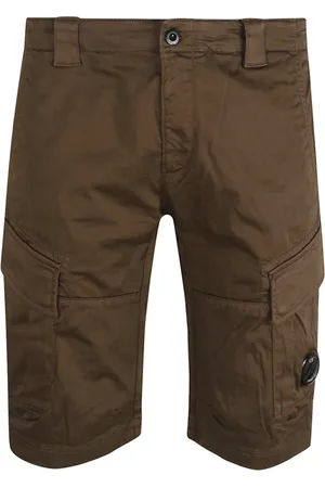 C.P. Company Shorts, Herr, 2Xl, Bomull, Cargo Stretch Satin Shorts med Lens