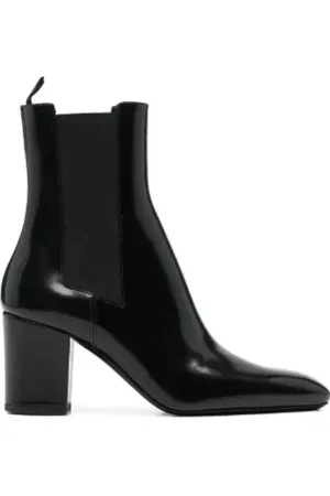 Saint Laurent Skor, Dam, 39 EU, Betty Chelsea boots, Svart, Hög klack