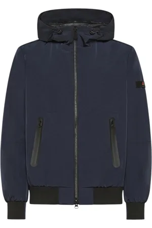 Peuterey Jacka, Herr, XL, Nylon, Blå Bomberjacka Lättviktigt Nylon
