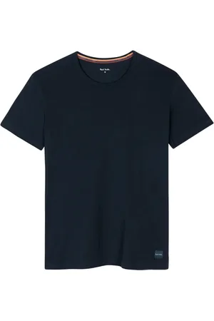 Paul Smith Topp, Herr, S, Bomull, Blå Bomull Lounge T-shirt