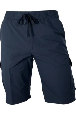 HUGO BOSS Shorts, Herr, 2Xl, Polyester, Cargo Shorts Urbanex Blå Lättvikts Elastisk