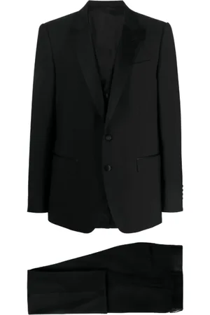 Dolce & Gabbana Kostym, Herr, 2Xl, Svart Ullblandningsmiddagsset