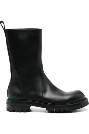 Rick Owens Skor, Herr, 45 EU, Svart Sidoficka Gummisula Skor