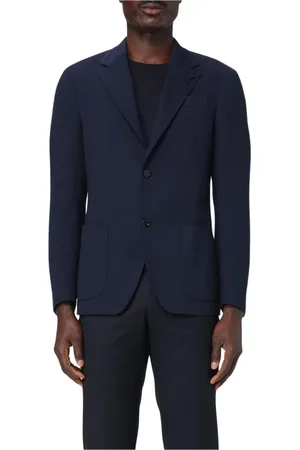 LARDINI Jacka, Herr, 3Xl, Marin Notch Revers Blazer