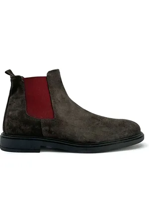 Duca Di Morrone Skor, Herr, 44 EU, Mocka, Herr Mocka Ankelboots, Italienskt Hantverk