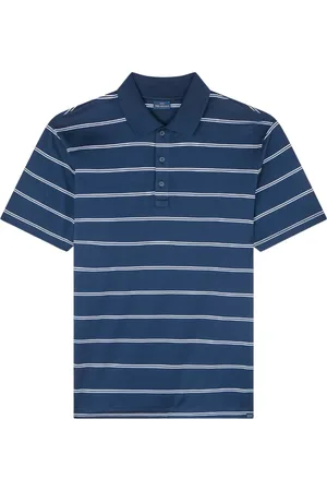Paul & Shark Topp, Herr, L, Bomull, Randig bomullsjersey polotröja