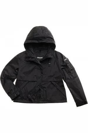 Blauer Jacka, Dam, S, Nylon, Metallisk Nylonjacka med Huva