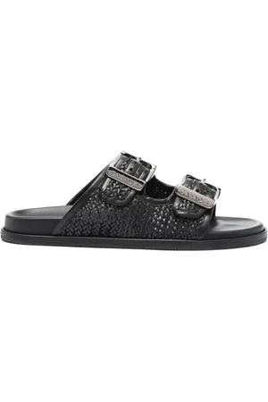 Casadei Skor, Dam, 37 EU, Läder, Svarta Lädersandaler
