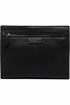 Gianni chiarini Väska, Herr, ONE Size, Läder, Svart Läder Crossbody Väska Florence