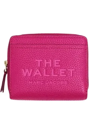 Marc Jacobs Accessoarer, Dam, ONE Size, Läder, Ros Mini Plånbok med Korthållare