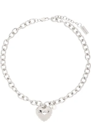 Marc Jacobs Accessoarer, Dam, ONE Size, Hjärtballong Lås Halsband