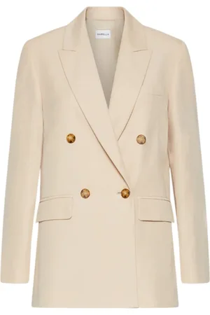 MARELLA Jacka, Dam, XS, Dubbelknäppt Twill Blazer - Elfenben
