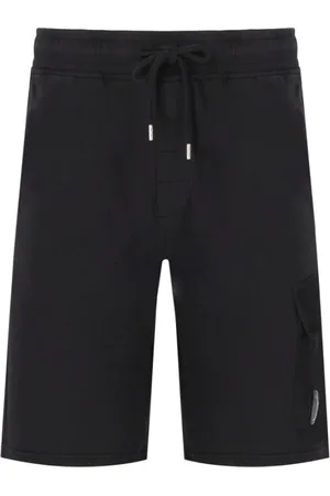 C.P. Company Shorts, Herr, XL, Bomull, Svarta Cargo Fleece Bermuda Shorts