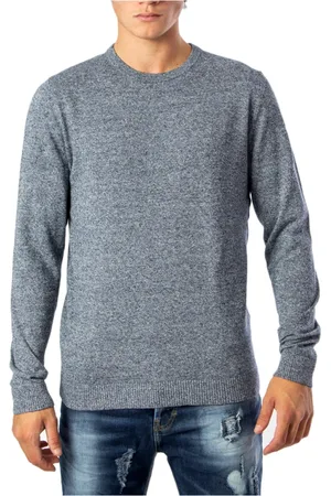 JACK & JONES Stickade tröjor & koftor, Herr, XS, Bomull, Bomull Crew Neck Stickad