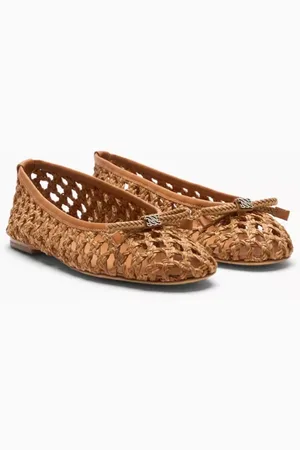 Casadei Skor, Dam, 36 EU, Flätad Ballerina Flats