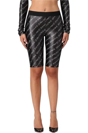 VERSACE Shorts, Dam, XS, Elegant Logo Shorts för Kvinnor