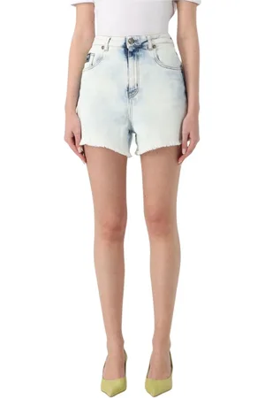 VERSACE Shorts, Dam, W26, Denim, Stiliga Blå Byxor
