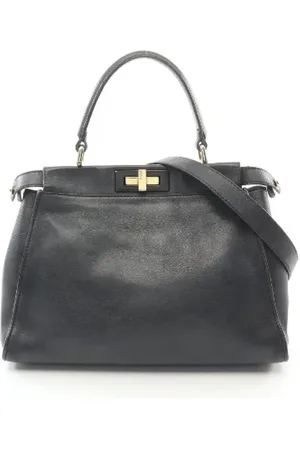 Fendi Pre-owned, Dam, ONE Size, Pre-owned Laeder handvskor