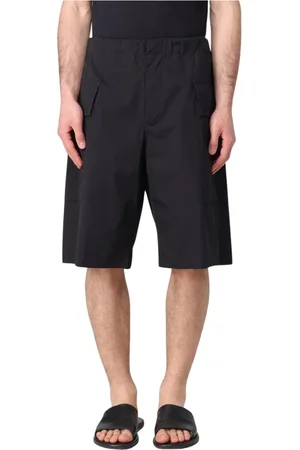 Jil Sander Shorts, Herr, S, Modernt Skräddade Svarta Shorts